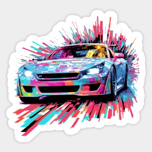 Car Racing Formula 1 Competition Abstract Sticker